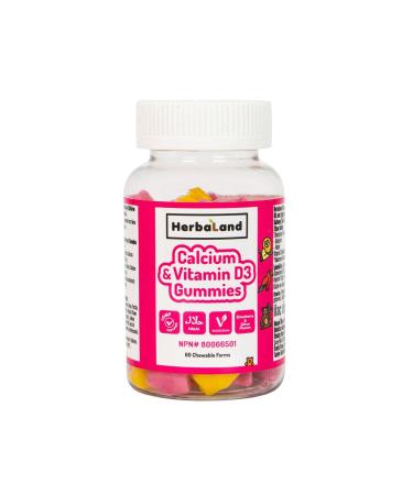 Herbaland Calcium Vitamin D3 Jelly 60