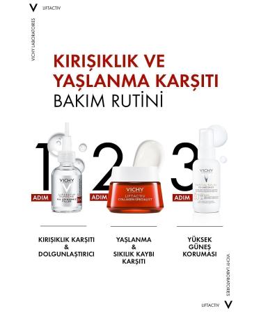 Vichy BRIGHTENING SERUM WITH HYALURONIC ACID CONTENT REDUCING THE APPEARANCE OF WRINKLES - 30 ML Passi.4642 - Buy Online on GoSupps.com