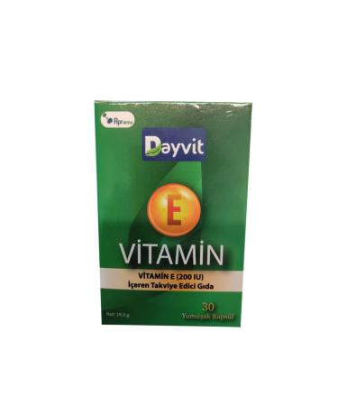 Dayvit Vitamin E 200 Iu 30 Capsules