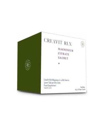 Creavit Rlx Magnesium and Vitamin B6 Containing 20 Sachets