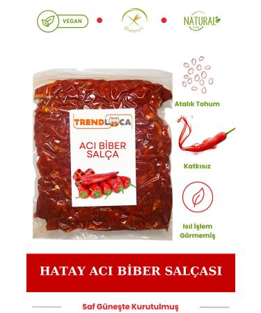 Trend Loca Hatay Hot Pepper Paste Sun Dried Hot Pepper Paste 3 Kg New Season