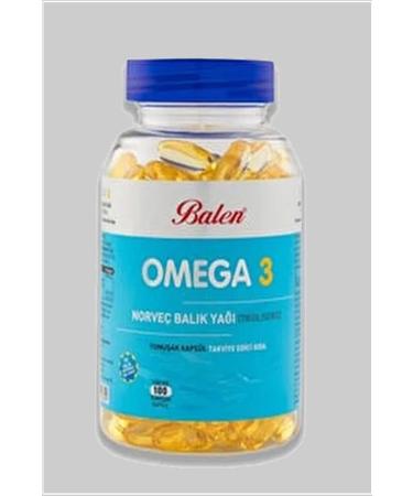 Balen Omega 3 Norwegian Fish Oil (TRIGLYCERIDE) 1380 Mg 100 Capsules
