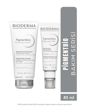 Bioderma Pigmentbio Foaming Cream 200 ml + Bioderma Pigmentbio Daily Care SPF50 40 ml