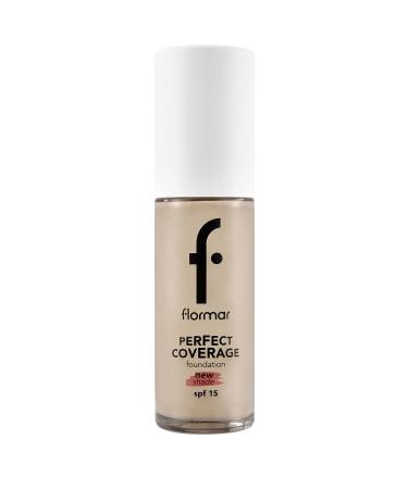 Flormar Perfect Coverage Intensive Concealer Water Based Foundation (YELLOW UNDERTONE) -130 Light Beige -8682536070539 - Buy Online on GoSupps.com