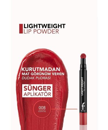 Flormar Ruj - Lightweight Lip Powder 008 Essential 33000116-008 - Buy Online on GoSupps.com
