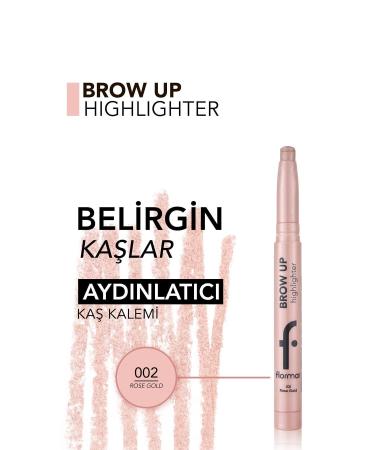 Flormar Lift-Up Highlighter Eyebrow Pencil Rose Gold -brow Up Highlighter Pencil-002 Rose Gold-8682536072441 - Buy Online on GoSupps.com