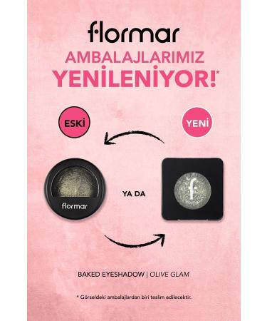 Flormar Intense Shimmer Eyeshadow (OLIVE GREEN) - Baked Eyeshadow - 007 Olive Glam - 8682536052467 - Buy Online on GoSupps.com