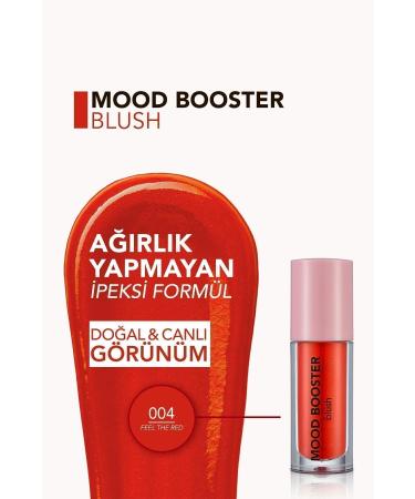 Flormar Intense Pigment Liquid Blush (RED) - Mood Booster Lbl. - 004 Feel The Red - 8682536043731 - Buy Online on GoSupps.com