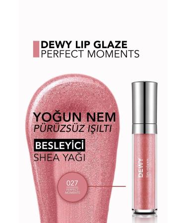 Flormar Nourishing Lip Gloss - Dewy Lip Glaze - 027 Perfect Moments-8682536069502 - Buy Online on GoSupps.com