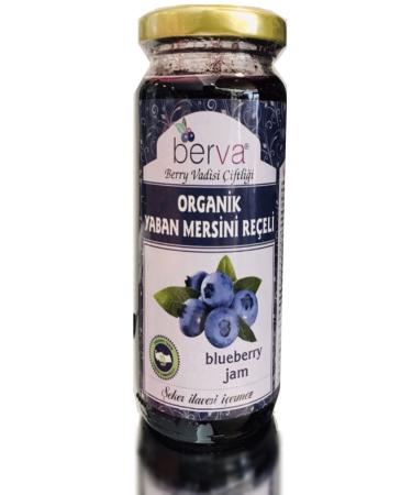BERVA Organic Blueberry Canned 230 Gr + Organic Blueberry Jam 260 Gr - Buy Online on GoSupps.com