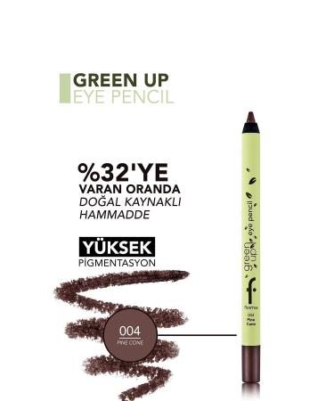Flormar Long-Lasting Intense Pigment Green Up Matte Finish Vegan Eye Pencil-004 Pine Cone- 8682536079693 - Buy Online on GoSupps.com