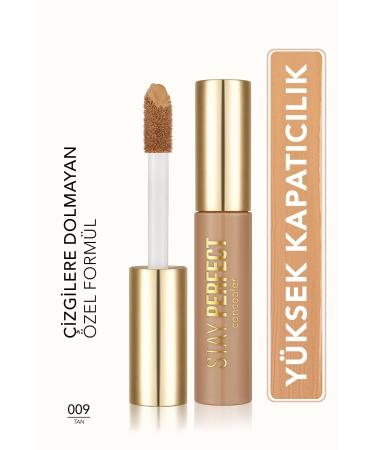 Flormar Natural Finish Concealer (WARM UNDERTONE) - Stay Perfect Concealer - 009 Tan - 8682536085601