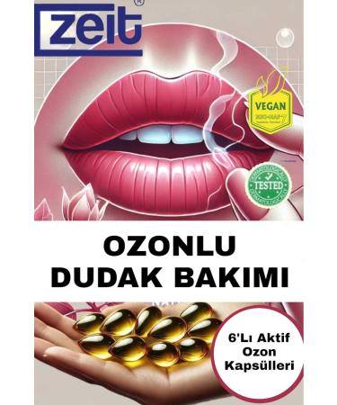 ZEIT OZON 72 Ozonated Lip Care Capsules | Repairing Effect Against Cold Sores and Lip Cracks - Buy Online on GoSupps.com