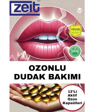 ZEIT OZON 72 Ozonated Lip Care Capsules | Repairing Effect Against Cold Sores and Lip Cracks - Buy Online on GoSupps.com