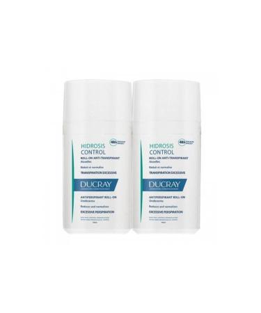 Ducray Hidrosis Control Anti-Perspirant Roll-on 40 ml - Double Pack