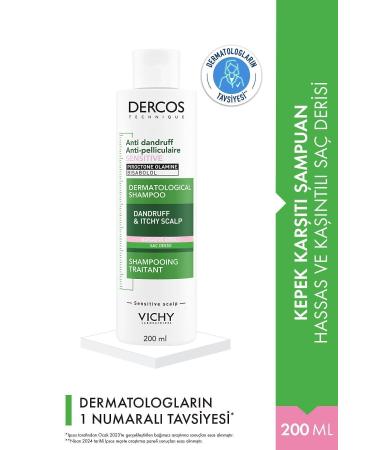 Vichy Dercos Anti Dandruff Anti Dandruff Shampoo 200 ml - Sensitive Scalp