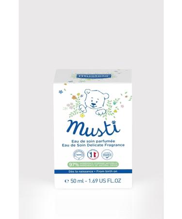 Mustela Musti Eau De Soin 50 Ml - Alcohol-Free Perfume for Babies