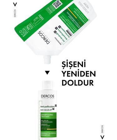 Vichy Dercos Anti-dandruff Anti-Dandruff Shampoo Dry Hair Refill Pack 500 ml - Buy Online on GoSupps.com