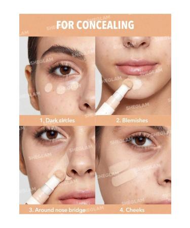 SHEGLAM PERFECT SKIN HIGH COVERAGE CONCEALER - Buy Online on GoSupps.com