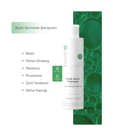 SantePlus Black Garlic (Anti-hair Loss and Dandruff) Shampoo 400 Ml - Buy Online on GoSupps.com