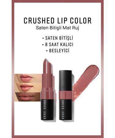 Bobbi Brown Crushed Lip Color Satin Finish Matte Lipstick - Brownie 716170237886