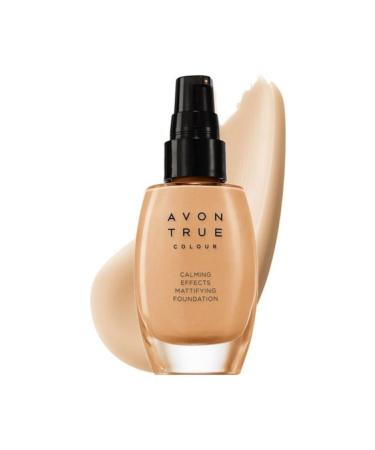 Avon Calming Effects Natural And Matte Foundation Almond 30 Ml.