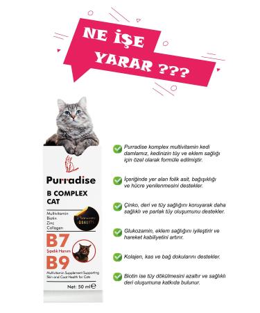 Purradise - B Complex Cat Hair Health Drops - Buy Online on GoSupps.com
