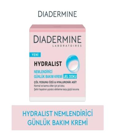 Diadermine Hydralist Moisturizing Care Cream Gel Texture 50 ml - Buy Online on GoSupps.com