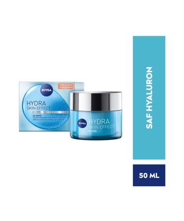 NIVEA N vea Hydra Skin Effect Moisturizing Gel Cream (50 Ml) Pure Hyaluron Moisturized for 72 Hours - Buy Online on GoSupps.com