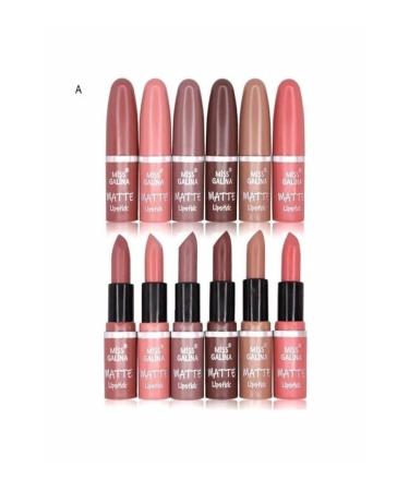 MissGalina Miss Galina Matte Lipstick Set of 6