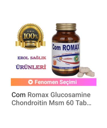 Com Romax Glucosamine Chondroitin Msm 60 Tablets