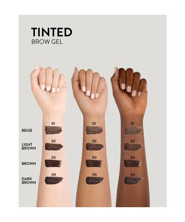 Flormar Eyebrow Mascara and Eyebrow Shadow - Tinted Brow Gel 003 Brown 32000138-003 - Buy Online on GoSupps.com