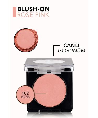 Flormar Matte Finish Compact Blush - Blush-on - 102 Rose Pink - 8682536051729 - Buy Online on GoSupps.com
