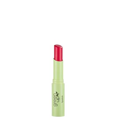 Flormar Creamy Textured Intense Pigmented Vegan Lipstick - Green Up Lipstick - 004 Wild Rose -4251903322195