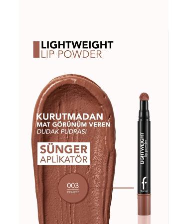 Flormar Lightweight Matte Lip Powder - 003 Dearest - 8682536007450 - Buy Online on GoSupps.com