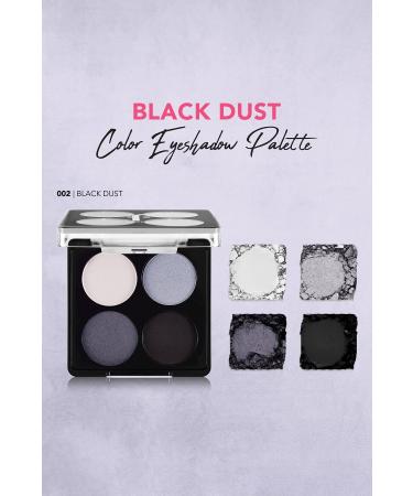 Flormar Matte & Shiny Eyeshadow Palette - Color Eyeshadow Palette - 002 Black Dust- 8682536051163 - Buy Online on GoSupps.com