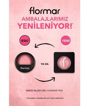 Flormar Shimmer Baked Blush - Baked Blush-on - 040 Shimmer Pink - 8682536051415 - Buy Online on GoSupps.com