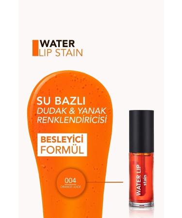 Flormar Permanent Matte Lip Tint (orange) - Water Lip Stain - 004 Orange Juice - 8682536042192 - Buy Online on GoSupps.com