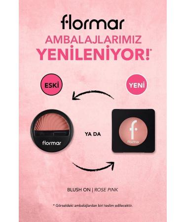 Flormar Matte Finish Compact Blush - Blush-on - 102 Rose Pink - 8682536051729 - Buy Online on GoSupps.com