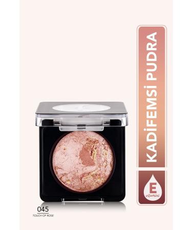 Flormar Shimmering Baked Blush - Baked Blush-on - 045 Touch Of Rose - 8682536051453