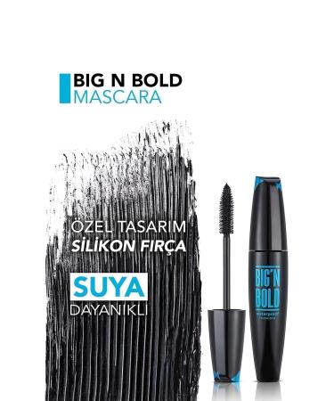 Flormar Waterproof Volumizing Mascara (Black) - Big N Bold Mascara - 002 - 8682536040419 - Buy Online on GoSupps.com