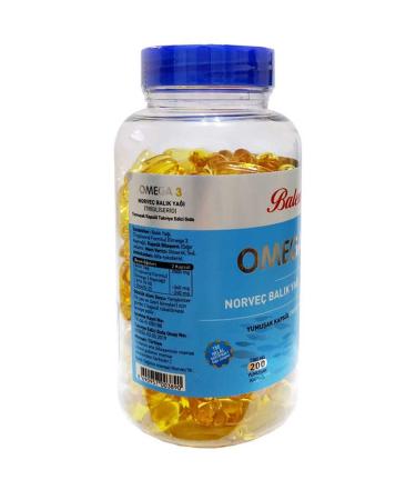Balen Omega 3 Norwegian Fish Oil 1380 Mg 200 Capsules X 3 Pieces (Form) - Buy Online on GoSupps.com