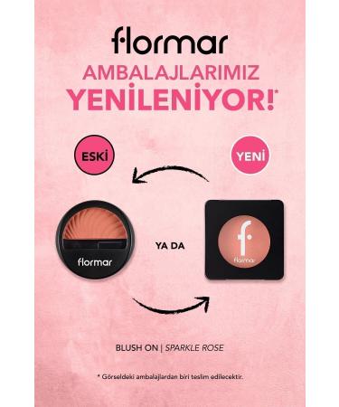 Flormar Matte Finish Compact Blush - Blush-on - 103 Sprakle Rose - 8682536051736 - Buy Online on GoSupps.com