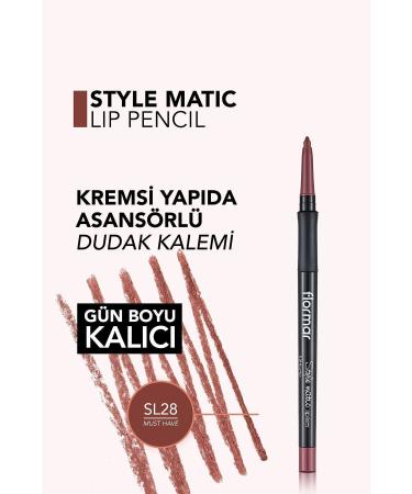 Flormar Lip Pencil - Stylematic Lipliner Sl28 Must Have 47000044-sl28 - Buy Online on GoSupps.com