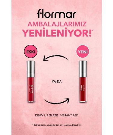 Flormar Nourishing Lip Gloss - Dewy Lip Glaze - 009 Vibrant Red-8682536068178 - Buy Online on GoSupps.com