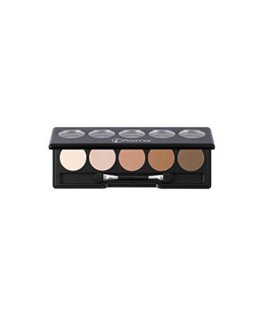 Flormar Matte & Shiny Eyeshadow Palette - Color Eyeshadow Palette - 007 Nude Dudes - 8690604145744