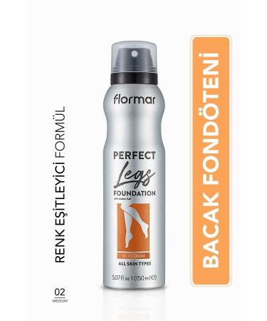 Flormar Tone Equalizing Leg Foundation (warm Undertone) - Perfect Legs Foundation -002 Medium -8690604200689