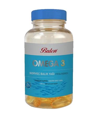 Balen Omega 3 Norwegian Fish Oil 200 Capsules X 1380 Mg