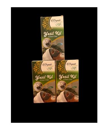 Organic Clay mask (green) 200 gr. 3 pieces