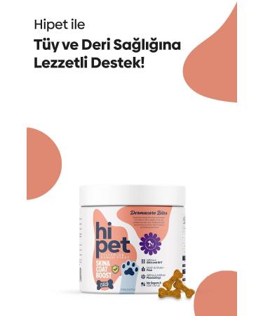 HiPet Skin and Coat Strengthening Chewable Tablet (DERMACARE)